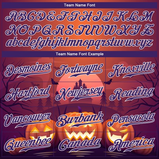 Maillot de baseball personnalisé 3D authentique, motif citrouilles d'Halloween horreur Maillot de baseball personnalisé 3D authentique, motif citrouilles d'Halloween horreur
