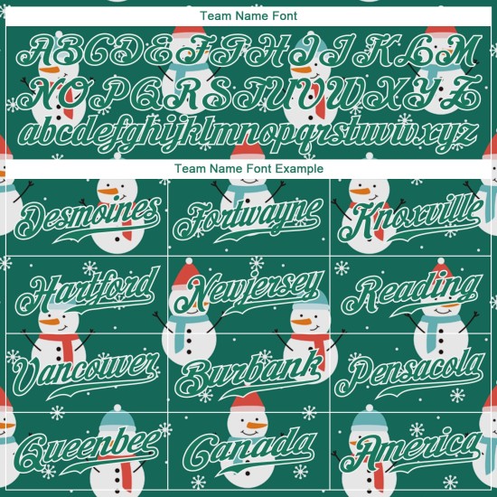 Maillot de baseball 3D vert-blanc personnalisé Kelly Green Authentic Christmas Kelly Maillot de baseball 3D vert-blanc personnalisé Kelly Green Authentic Christmas Kelly