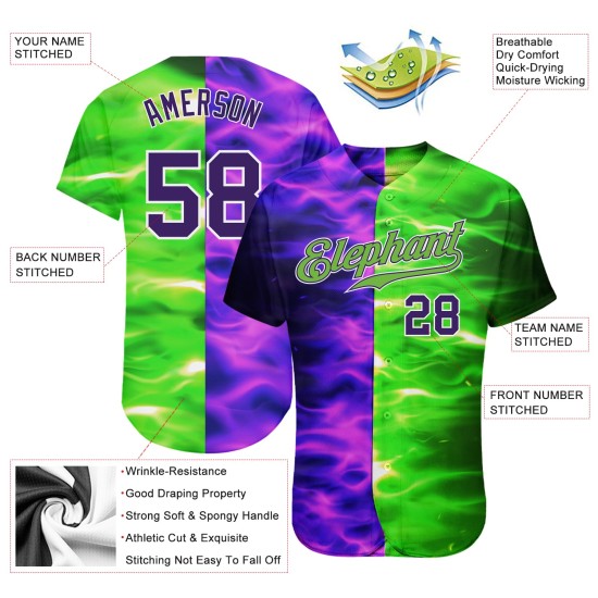 Maillot de baseball 3D personnalisé avec motif flammes et étincelles rouges pour barbecue, design authentique et brûlant Maillot de baseball 3D personnalisé avec motif flammes et étincelles rouges pour barbecue, design authentique et brûlant